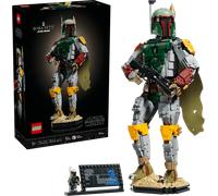 LEGO Star Wars 75455 Boba Fett Action Figure - Kit di Modellismo per Adulti con Armatura Beskar, Blaster e Minifigure - Decorazione da Scaffale o Scrivania - Regalo per i Fan del Ritorno dello Jedi
