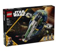 LEGO Star Wars 75433 Astronave di Jango Fett - Giocattolo da Esposizione con Ali che Ruotano e 3 Minifigure, tra cui Boba Fett - Regalo per Bambini da 9 Anni in su Fan dell'Attacco dei Cloni