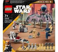 LEGO STAR WARS 75372 BATTLE PACK CLONE TROOPER E BATTLE DROID CON VEICOLO GIOCATTOLO SPEEDER BIKE, IDEA REGALO BAMBINI 7+ ANNI
