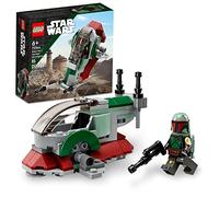 LEGO Star Wars Boba Fett's Starship Microfighter 75344 - Giocattolo da costruzione con ali regolabili e sparatutto, set mandaloriani per bambini