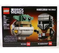 LEGO BRICKHEADZ 75317 - STAR WARS: IL MANDALORIANO E IL BAMBINO