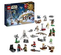 LEGO Star Wars Calendario dell'Avvento 2023 con 24 Regali tra cui 9 Personaggi, 10 Veicoli Giocattolo e 5 Iconici Mini-Modelli, Regalo per il Countdown di Natale per Bambini e Fan 75366