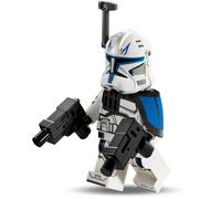 Lego Star Wars Captain Rex: Capitano Rex con due blaster e casco, alternativa al set di minifigure