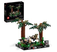 LEGO Star Wars Diorama Inseguimento con lo Speeder su Endor con Luke Skywalker, Principessa Leia e Scout Trooper da Il Ritorno dello Jedi da Collezione, Regalo per Adulti, Uomo, Donna, Lui o Lei 75353