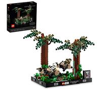 LEGO Star Wars Diorama Inseguimento con lo Speeder su Endor con Luke Skywalker, Principessa Leia e Scout Trooper da Il Ritorno dello Jedi da Collezione, Regalo per Adulti, Uomo, Donna, Lui o Lei 75353