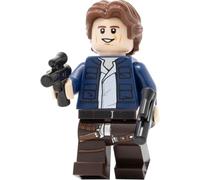 LEGO Star Wars: Han Solo Minifigure con capelli mossi e pistole gemelle - da Slave One 20th Anniversary Set (75243)