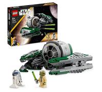 LEGO Star Wars Jedi Starfighter di Yoda, Set con Veicolo Giocattolo da Costruire, Giochi per Bambini e Bambine da The Clone Wars con Minifigure del Maestro Yoda e Droide R2-D2, Idee Regalo 75360