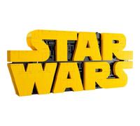 LEGO Star Wars 75407 Logo Star Wars in Mattoncini - Set di Costruzioni per Adulti Fai-da-Te - Kit di Modellismo da Collezione dalla Cultura Pop - Gadget da Esposizione per Casa o Ufficio - Idea Regalo