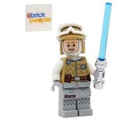 LEGO Star Wars: Luke Skywalker Hoth Minifigure (Balaclava Head) con spada laser e pistola