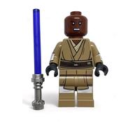 LEGO Star Wars: Mace Windu Minifigure con braccia stampate - da Repulic Fighter Tankl