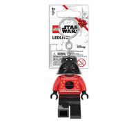 IQ Lego Star Wars Darth Vader Ugly Sweater Portachiavi con torcia e LED - figura da 76 mm - 2 batterie CR2025 incluse