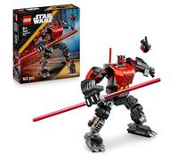 LEGO Star Wars Mech Darth Maul 75411 | Gioco per bambini da 6 anni, action figure giocattolo da esposizione, spada laser doppia e minifigure, idea regalo, 143 pezzi