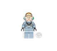 LEGO STAR WARS MINIFIGURE sw0743 Rebel Pilot A-wing (Open Helmet, Sand Blue Ju..