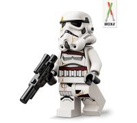 Lego Star Wars Nighttrooper: statuetta con pistola blaster e casco, alternativa a Battle Pack, set di minifigure, imperiale nazionale, #1