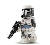 Lego Star Wars - Set di Personaggi dei Guerrieri Cloni Imperial Commando Con Blaster e Zaino a Razzo, Alternativa a Battle Pack, Minifigure, Clone Trooper 501st