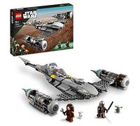 lego star wars - starfighter n-1 del mandaloriano - lego 75325 set con personaggi baby yoda e droid anni 9+
