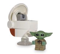 LEGO Star Wars The Child - Baby Yoda Statuetta Grogu Il Bambino dal mandalorano con Pod Floating Pod