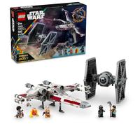 LEGO Star Wars TIE Fighter & X-Wing Mash-up Building Toy Set - Regalo per Natale per ragazzi e ragazze, età 9+ - W/4 Star Wars Minifigure Toys - 75393