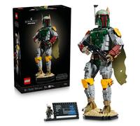 LEGO Star Wars 75455 Boba Fett Action Figure - Kit di Modellismo per Adulti con Armatura Beskar, Blaster e Minifigure - Decorazione da Scaffale o Scrivania - Regalo per i Fan del Ritorno dello Jedi