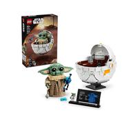 LEGO Star Wars: The Mandalorian Grogu met zweefkinderwagen, bouwbare figuur, leu