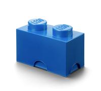 Lego Storage Brick Lunch Box 2, Plastica, Blu, 12.5x12.5x18 cm