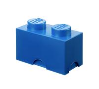 Lego Storage Brick Lunch Box 2, Plastica, Blu, 12.5x12.5x18 cm