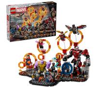 LEGO Marvel Avengers: Endgame la Battaglia Finale, Giocattolo con Figura di Thanos, Mech di Ant-Man e 9 Minifigure tra cui Capitan America, Iron Man e Doctor Strange - Regalo per Bambini 76323