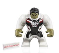 LEGO Super Heroes Avengers Endgame Minifigure - Hulk (in tuta bianca) 76144