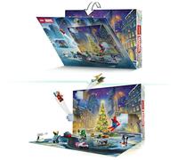 Marvel Super Heroes Calendario dell''Avvento 2026, Giochi di costruzione Giochi Bambini 6+ per Countdown di Natale con 24 Sorprese a Tema Supereroi, Set da costruzione, 6 anno/i, Plastica, 317 pz, 393