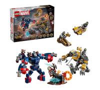 LEGO ǀ Marvel Avengers: Endgame Thor Contro Chitauri - Giocattolo con Mech, Figura di Gorilla e 7 Minifigure tra cui Thor, Rocket e Iron Patriot - Regalo da Supereroi per Bambini da 8 Anni - 76322