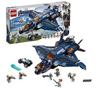 LEGO Super Heroes Marvel L'Ultimate Quinjet degli Avengers, Playset Ispirato ai Supereroi con le Minifigure di Black Widow, Hawkeye, Rocket e Thor, 76126