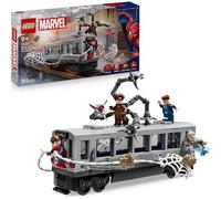 LEGO ǀ Marvel Spider-Man Contro Doc Ock: Duello sul Treno - Giocattolo da Esposizione con 4 Minifigure - Regalo da Collezione Da Supereroi per Bambini da 9 Anni in su Fan del Film - 76321