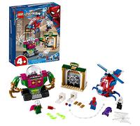 LEGO Super Heroes Marvel Spider-Man La Minaccia di Mysterio, Giocattolo con Elicottero per Bambini, 76149