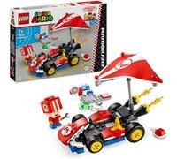 Lego super mario 72032 mario kart : kart standard, macchina giocattolo con toad, giochi per bambini 7+ nintendo da collezione