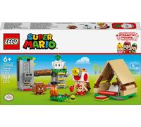 LEGO Super Mario In Campeggio con Capitan Toad - Giocattolo Interattivo con 3 Figure tra cui un Goomba, una Tenda e un Ponte che Crolla - Regalo da Gaming per Bambini e Bambine da 6 Anni in su - 72040