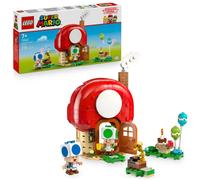 LEGO Super Mario Festa a Casa di Toad Giocattolo - Set Interattivo con 2 Figure, Cucina, Camera da Letto e Tavolo da Picnic - Regalo da Gaming per Bambini e Bambine da 7 Anni in su - 72041