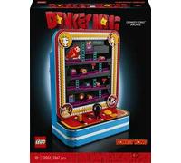 LEGO Super Mario Donkey Kong Arcade - Kit di Modellismo 3D Interattivo per Adulti con Joystick e Barili - Decorazione Stanza da Gaming - Gadget Retrò da Collezione - Idea Regalo per i Fan - 72051