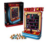 LEGO Super Mario Donkey Kong Arcade - Kit di Modellismo 3D Interattivo per Adulti con Joystick e Barili - Decorazione Stanza da Gaming - Gadget Retrò da Collezione - Idea Regalo per i Fan - 72051