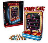 LEGO Super Mario Donkey Kong Arcade - Kit di Modellismo 3D Interattivo per Adulti con Joystick e Barili - Decorazione Stanza da Gaming - Gadget Retrò da Collezione - Idea Regalo per i Fan - 72051