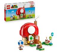 LEGO Super Mario Festa a Casa di Toad Giocattolo - Set Interattivo con 2 Figure, Cucina, Camera da Letto e Tavolo da Picnic - Regalo da Gaming per Bambini e Bambine da 7 Anni in su - 72041