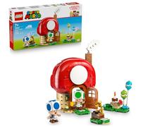LEGO Super Mario Festa a Casa di Toad Giocattolo - Set Interattivo con 2 Figure, Cucina, Camera da Letto e Tavolo da Picnic - Regalo da Gaming per Bambini e Bambine da 7 Anni in su - 72041