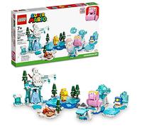 LEGO Super Mario Fliprus Snow Adventure Set di espansione 71417, giocattolo per bambini da combinare con il corso iniziale, con personaggi Freezie e Baby Penguin, per i fan di Super Mario Bros