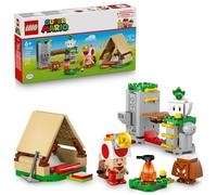 LEGO Super Mario In Campeggio con Capitan Toad - Giocattolo Interattivo con 3 Figure tra cui un Goomba, una Tenda e un Ponte che Crolla - Regalo da Gaming per Bambini e Bambine da 6 Anni in su - 72040