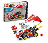 Lego super mario 72032 mario kart : kart standard, macchina giocattolo con toad, giochi per bambini 7+ nintendo da collezione