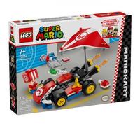 Lego super mario 72032 mario kart : kart standard, macchina giocattolo con toad, giochi per bambini 7+ nintendo da collezione