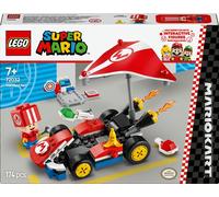 Lego super mario 72032 mario kart : kart standard, macchina giocattolo con toad, giochi per bambini 7+ nintendo da collezione