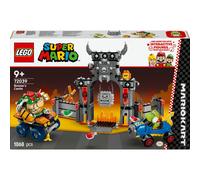 lego super mario mario kart - set da corsa al castello di bowser
