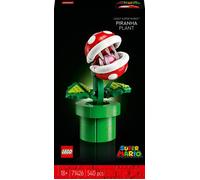 LEGO Super Mario 71426 Pianta Piranha, Personaggio Snodabile con Tubo e 2 Monete, Kit Modellismo per Adulti, Idea Regalo