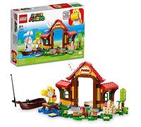 LEGO Super Mario Pack di Espansione Picnic alla Casa di Mario, Giocattolo Costruibile con Yoshi Giallo, Giochi per Bambini e Bambine da 6 Anni da Abbinare a Uno Starter Pack, Idea Regalo 71422