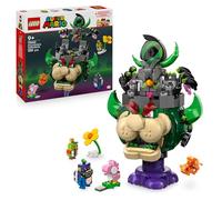 LEGO Super Mario Principe Florian e Bowser Castello - Giocattolo Interattivo con 4 Figure Incluso Yoshi Rosa, Supporto per il Gioco e l'Esposizione - Regalo per Gamer e Bambini da 9 Anni - 72042